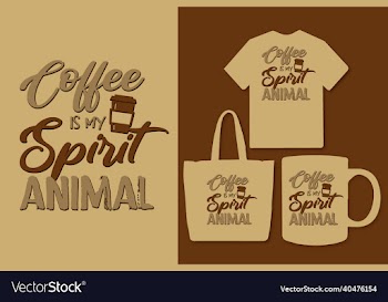 coffee lettering quotes design for t shirt