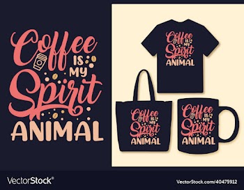 coffee lettering t shirt design quotes