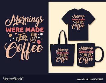 coffee lettering t shirt design quotes
