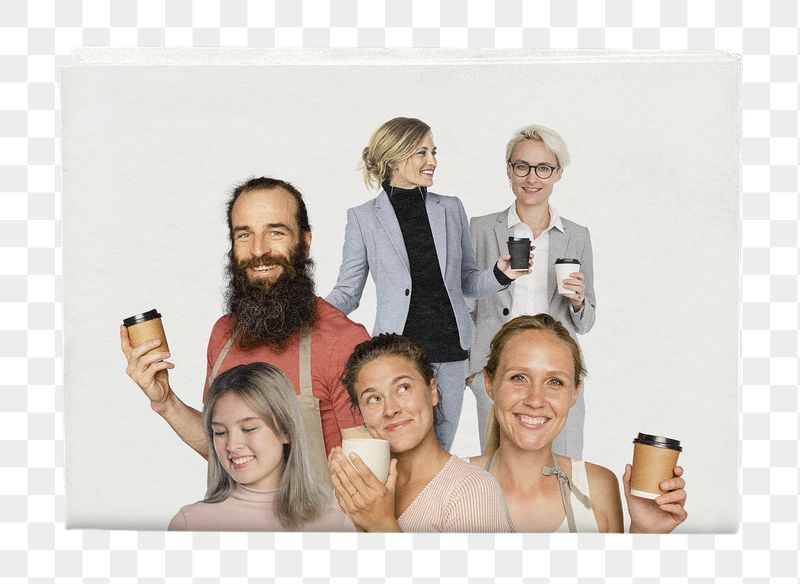 Coffee lovers png, newspaper cover | Free PNG - rawpixel