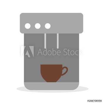 Coffee machine icon