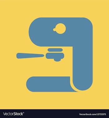 Coffee machine vector image