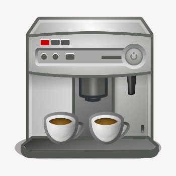 Coffee maker clipart, illustration psd. | Free PSD - rawpixel