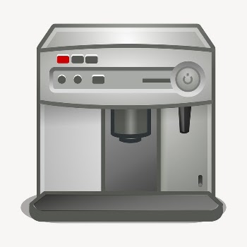 Coffee maker clipart, illustration psd. | Free PSD - rawpixel
