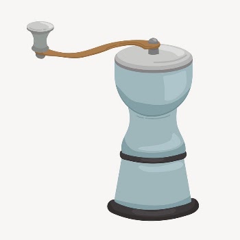 Coffee mill collage element, cute | Free Vector Illustration - rawpixel