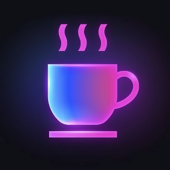 Coffee mug, cafe icon, neon | Free Icons - rawpixel