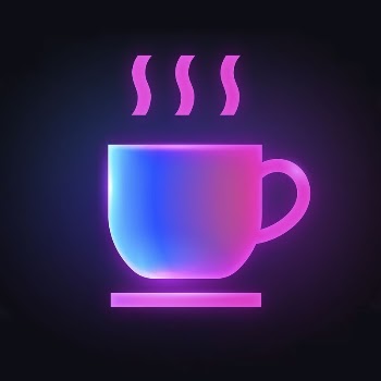 Coffee mug, cafe icon, neon | Free Icons - rawpixel