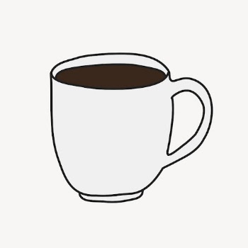 Coffee mug doodle sticker, cute | Free Vector Illustration - rawpixel