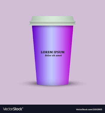 Coffee mug for web application vector image