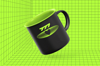Coffee mug, green Y2K retro | Free Photo - rawpixel
