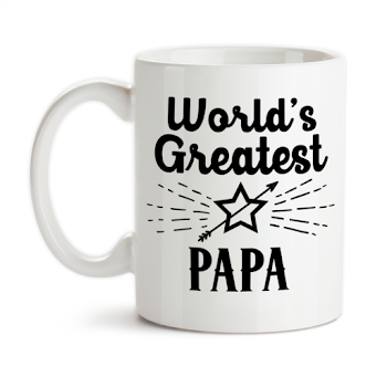 Coffee Mug, World's Greatest Papa Gift From Grandchildren Best ...