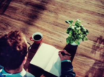 Coffee notebook writing | Free stock photo - 1602