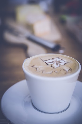 Coffee on White Ceramic Cup