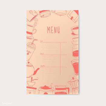 Coffee shop and cafe menu vector | Free stock vector - 520724