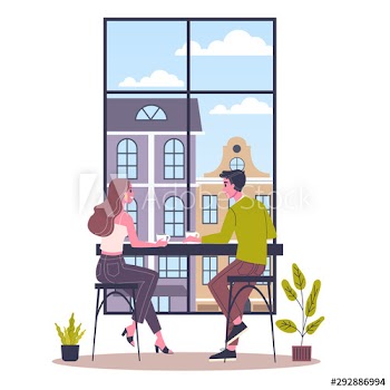 Coffee shop building interior