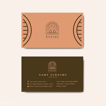 Coffee shop business card template vector | Free stock vector - 519005