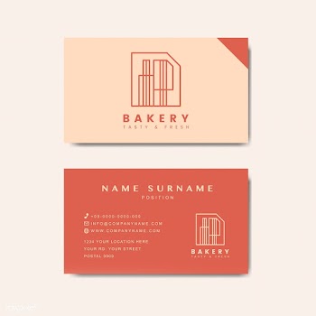 Coffee shop business card template vector | Free stock vector - 519030