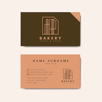 Coffee shop business card template vector | Free stock vector - 519042