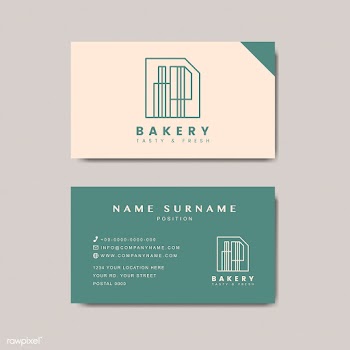 Coffee shop business card template vector | Free stock vector - 519110