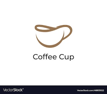 coffee shop logo hipster with cup icon