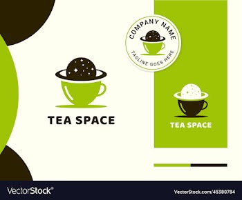 coffee space logo design template and logo