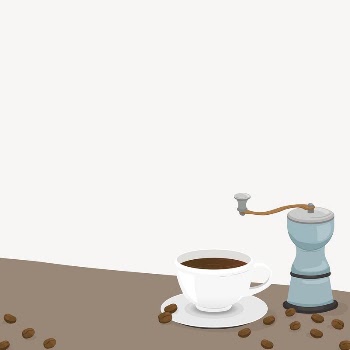 Coffee table border collage element, | Free Vector - rawpixel