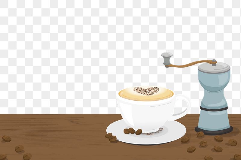 Coffee table png border, cute | Free PNG Illustration - rawpixel