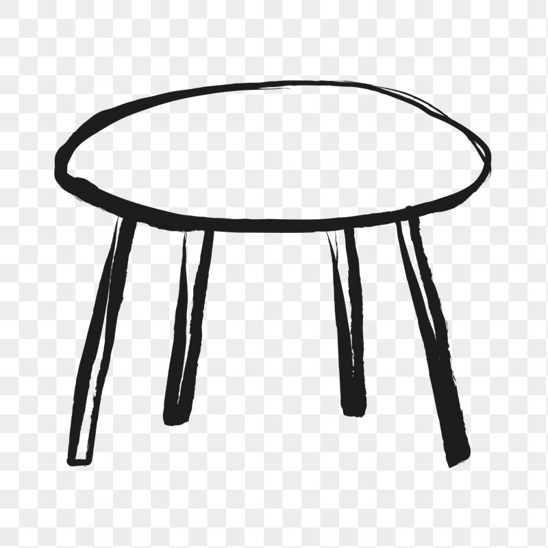 Coffee table png sticker, furniture | Free PNG Illustration - rawpixel