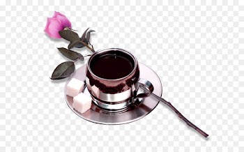 Coffee Tea Cafe Cup - Rose Cup 