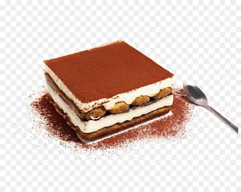 Coffee Tiramisu Ladyfinger Italian cuisine Chocolate cake - Chocolate cake with spoon 