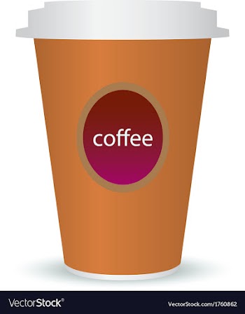  					Coffee to go vector image														