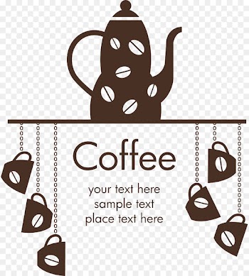 Coffee Wall decal Sticker Cafe - Cafe elements 
