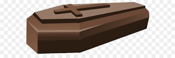 Coffin Clip art - Brown Coffin PNG Clipart Image 