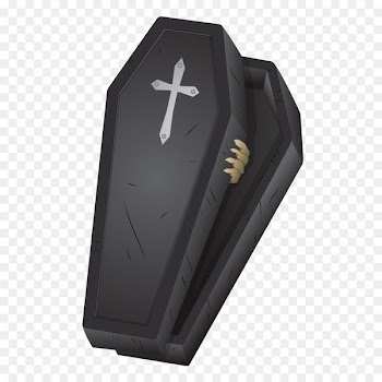Coffin Halloween Clip art - Halloween Black Coffin PNG Picture 