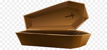 Coffin Halloween Clip art - Open Coffin Brown Transparent PNG Clip Art Image 