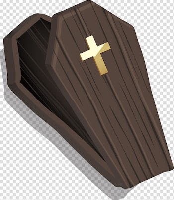Coffin transparent background PNG clipart