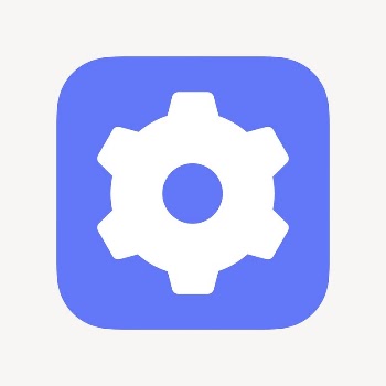 Cog, settings icon, flat graphic | Free Icons - rawpixel