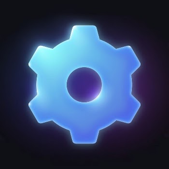 Cog, settings icon, neon glow | Free Icons - rawpixel