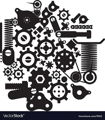 Cogs and cranks vector image
