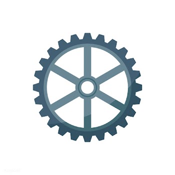 Cogwheel isolated icon graphic illustration | Free stock vector - 429521