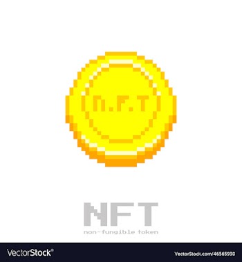 coin engraved with the abbreviation nft