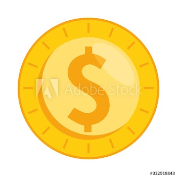 coin money cash design