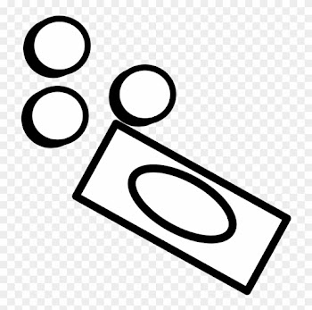 Coin Money Clipart Black And White - Adidas