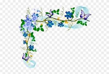 Coins Bordures - Page - Flower Borders For Cards