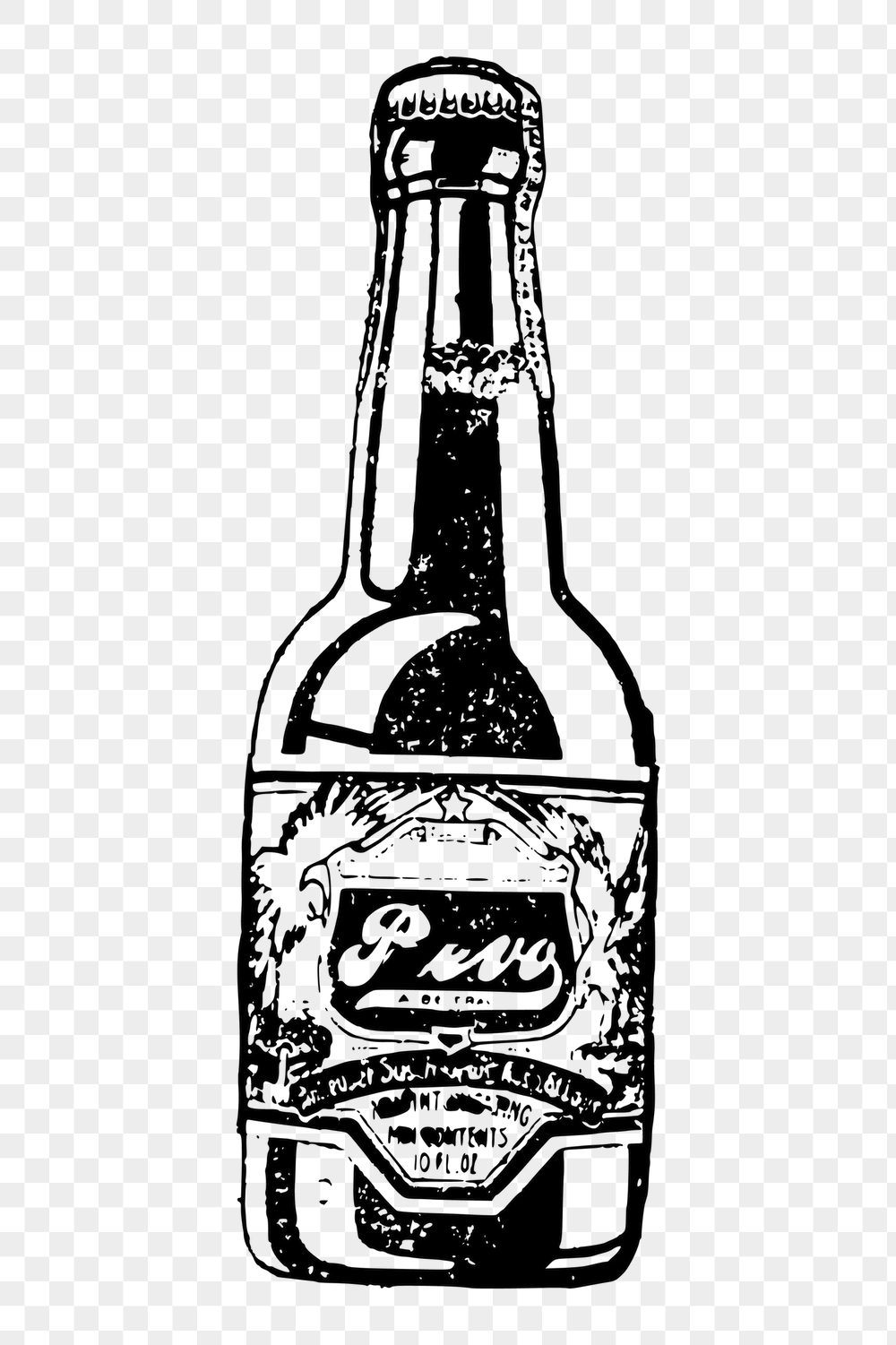 Cola bottle png sticker, vintage | Free PNG - rawpixel