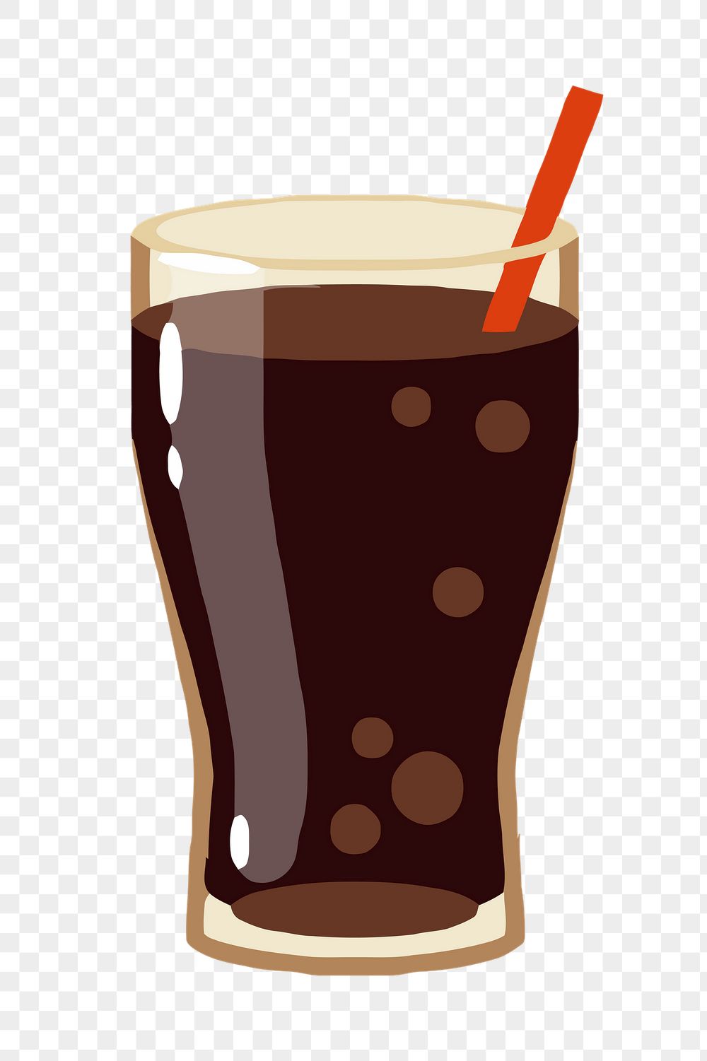 Cola glass png sticker, beverage | Free PNG - rawpixel