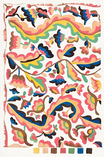 Colcha (1935&ndash;1942) by Etna Wiswall. | Free Photo Illustration - rawpixel