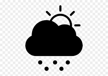 Cold, Stormy, Day, Weather, Symbol, Of, Dark, Cloud, - Fog Symbol