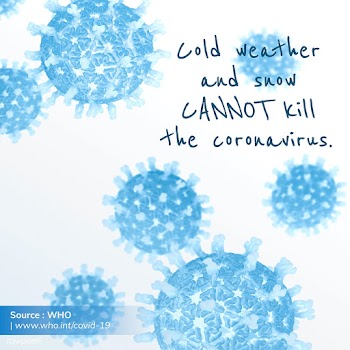Cold weather and snow cannot kill the coronavirus social template sour.. | Free  vector - 2317477