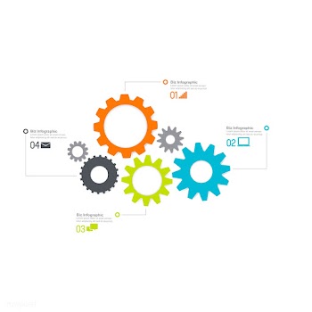 Collaboration configuration cooperation | Free stock vector - 397413